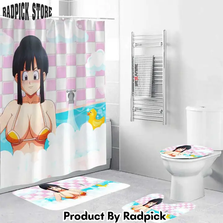 Dragon ball anime girls in bathtub chichi combo bathroom set   rp0200050
